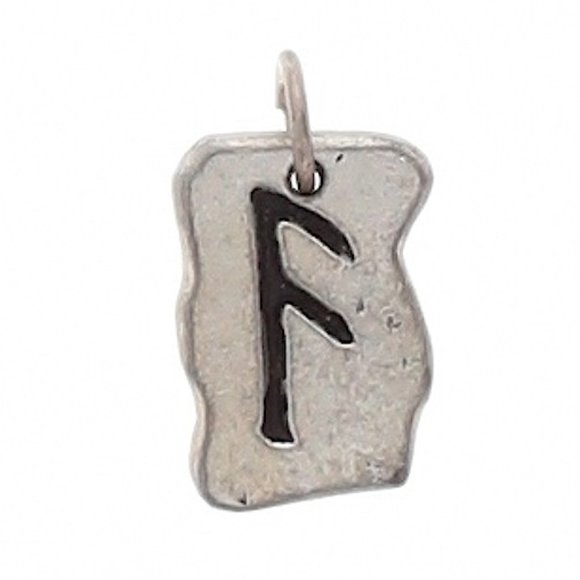 Hand Crafted Other - RUNE cosmic / As DOG TAG Pendant pewter